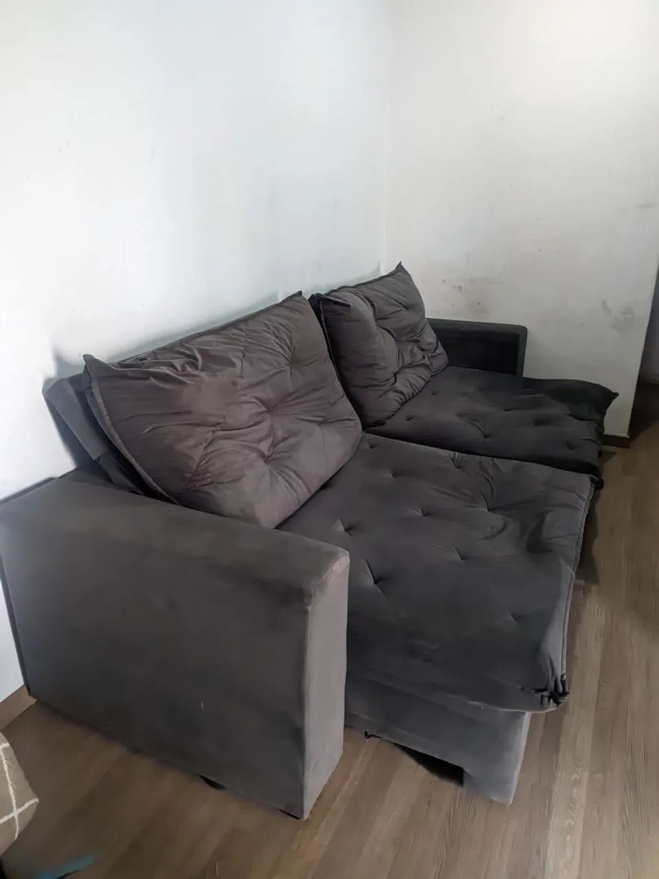 Sofa retrátil e reclinável usado  - Foto 2