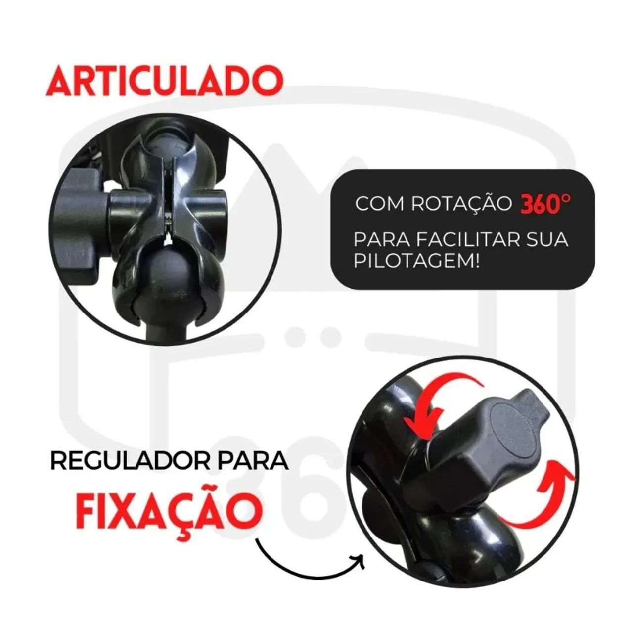 Suporte celular garra para moto  - Foto 3