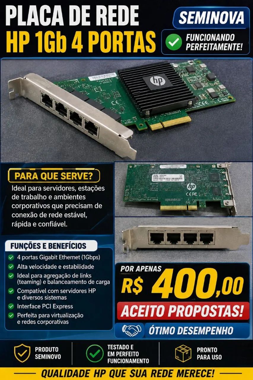 Lote de placas de rede expansão<br>DE REDE E EXPANSÃO<br>DE REDE E EXPANSÃO - Foto 3