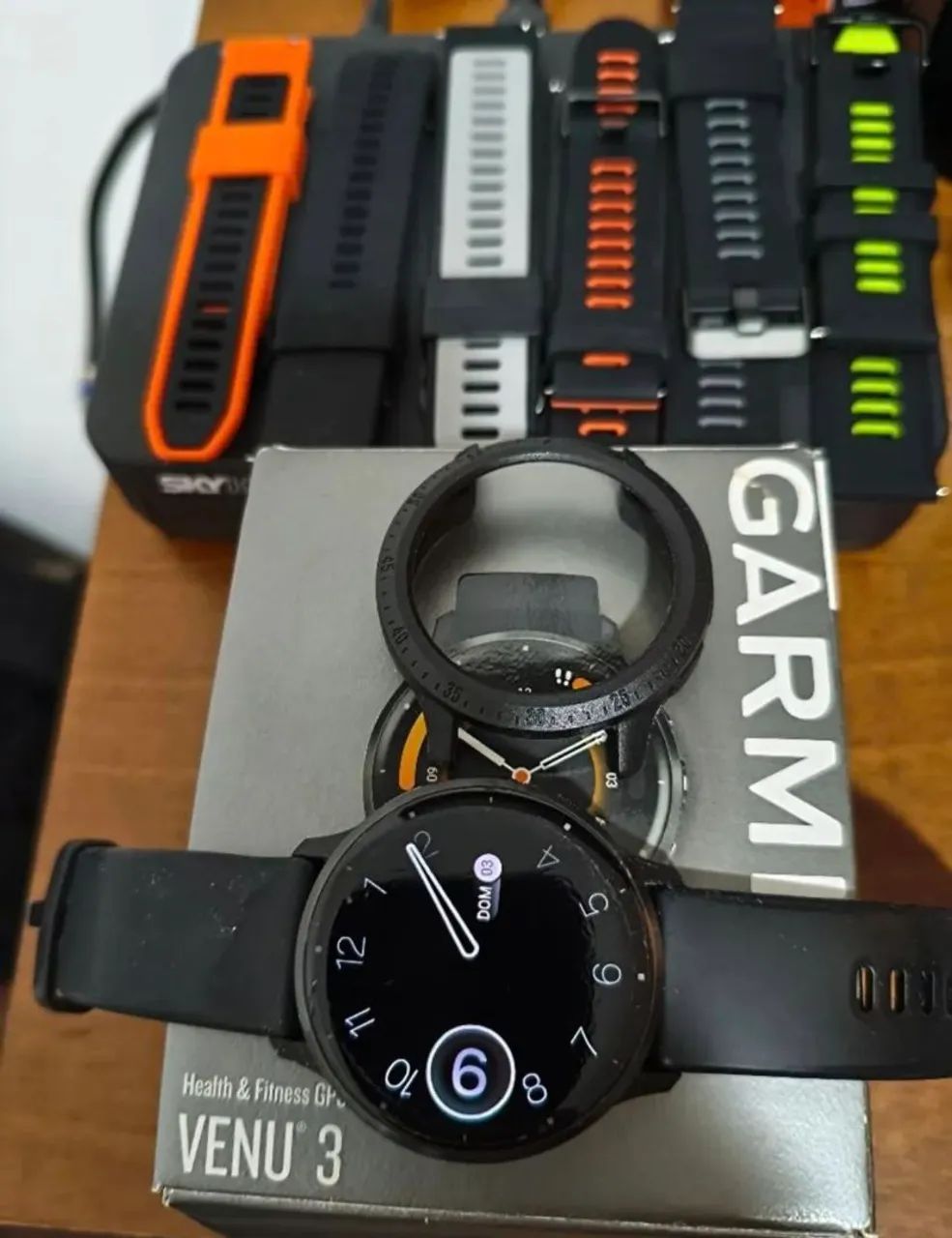 Garmin Venu 3 completo com pulseiras extras - Foto 4