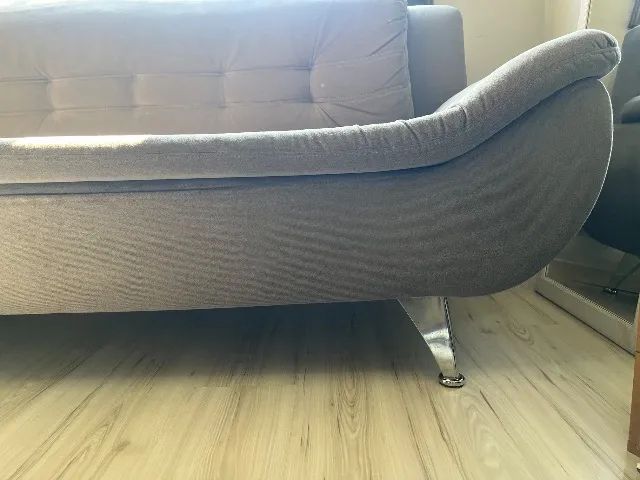 Sofá cinza 2 lugares - Foto 3
