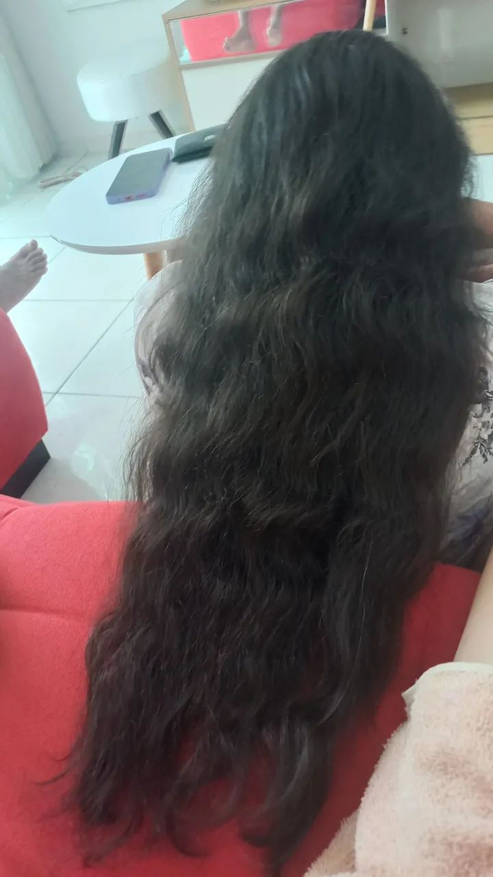 Cabelo natural, nunca pintando