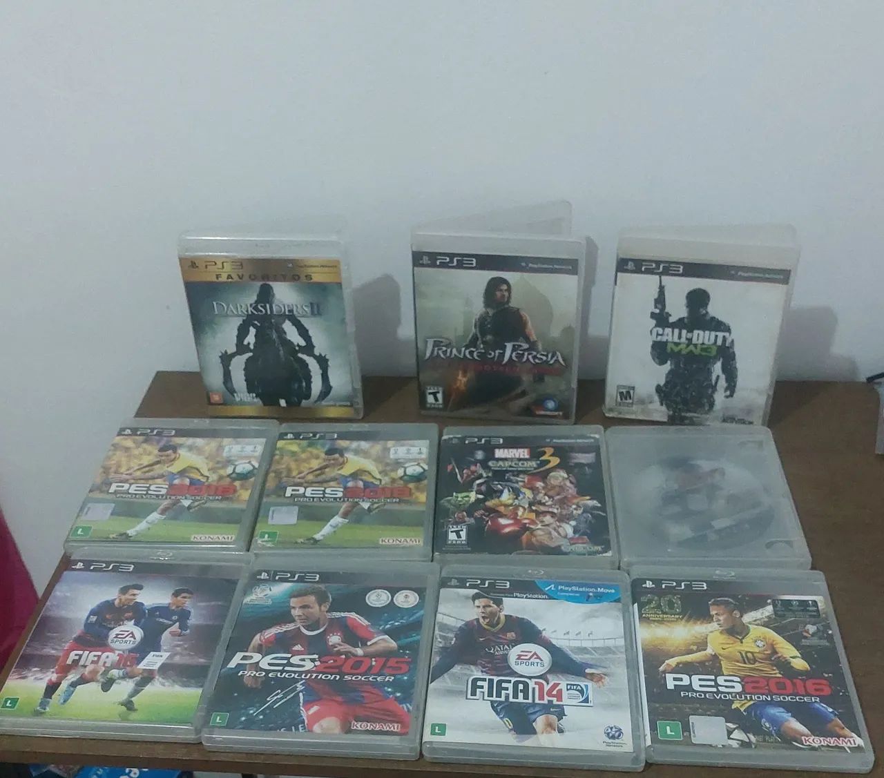 Vários jogos de ps3 Desapego