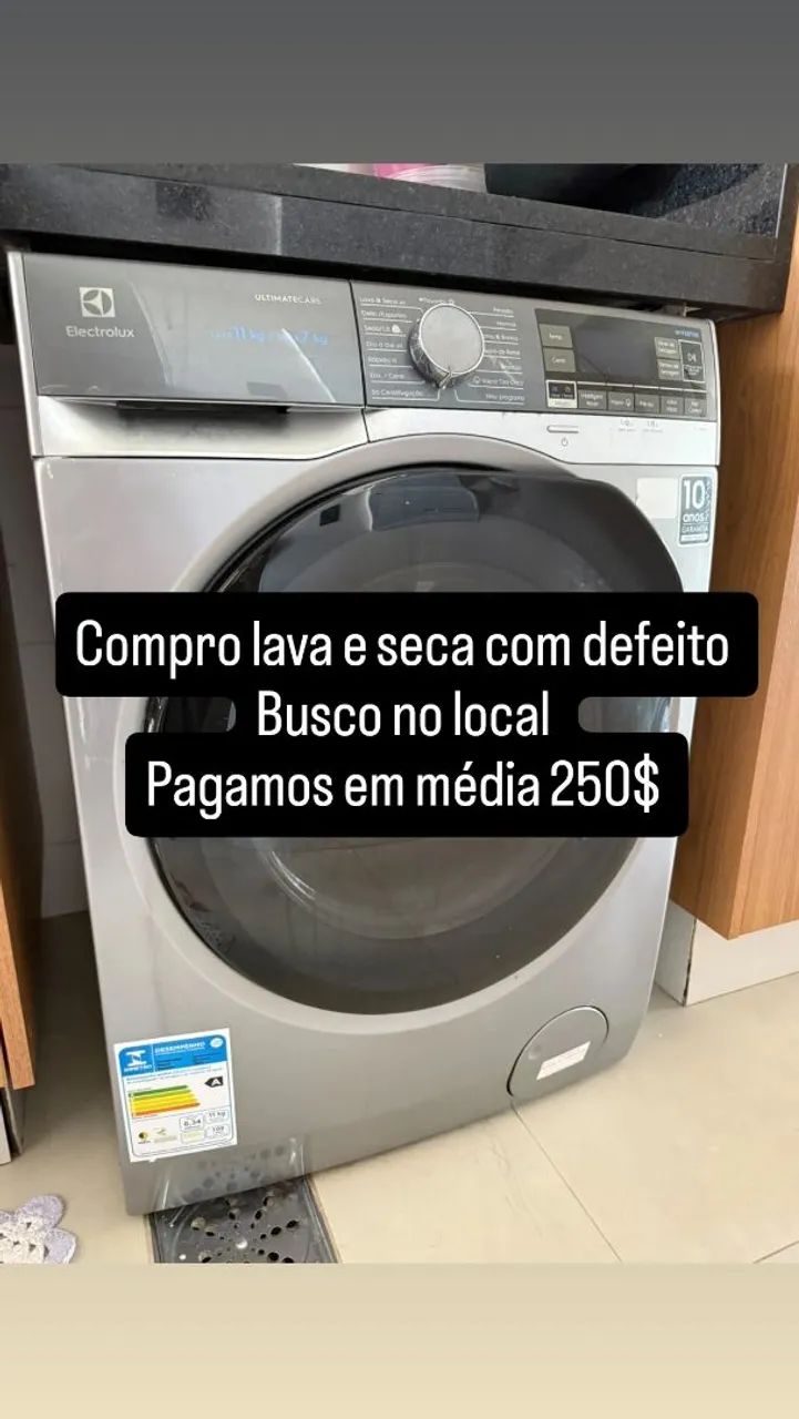 Lava e seca com defeito 