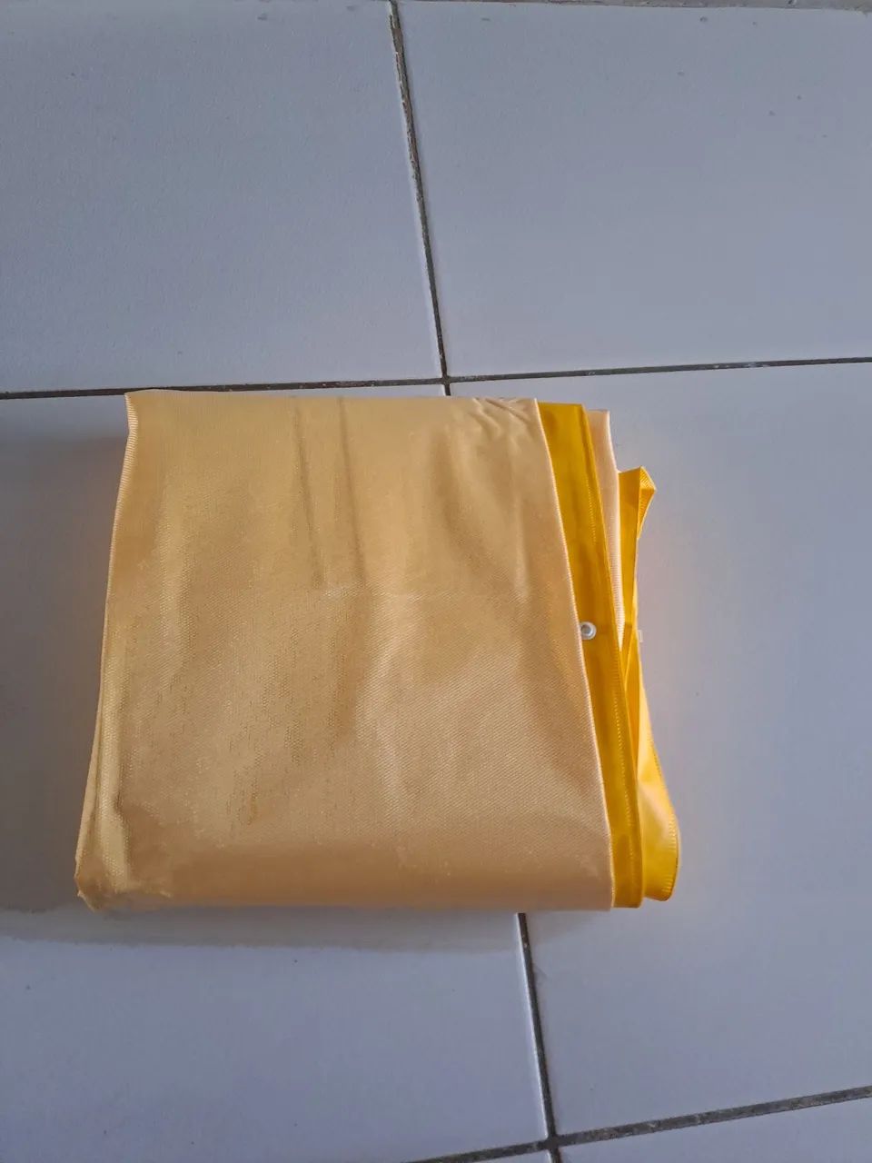 Capa de chuva pvc amarela  - Foto 2