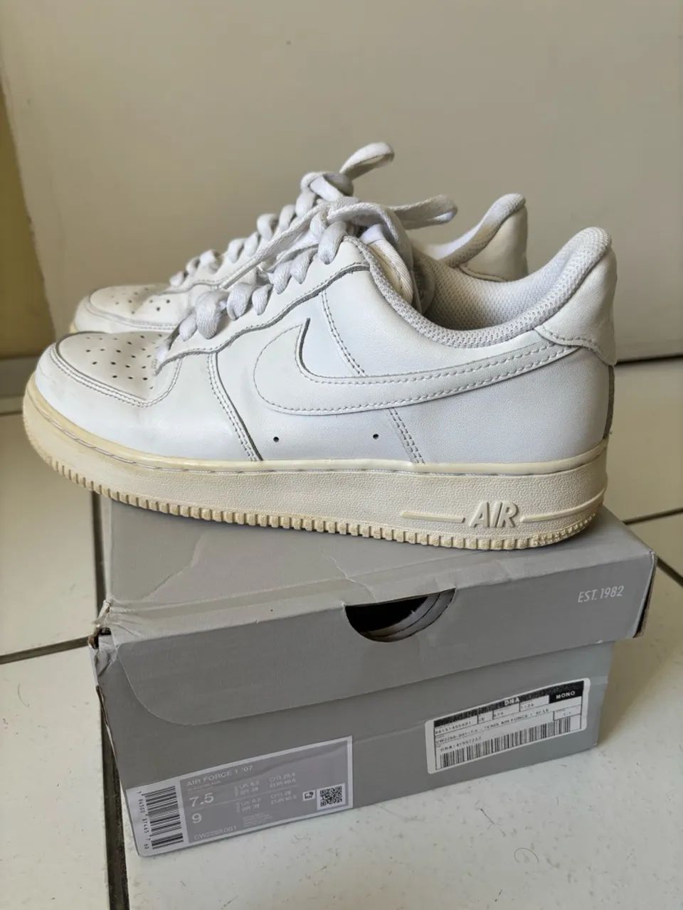 Tênis Nike air force 1 ?07 branco  - Foto 3