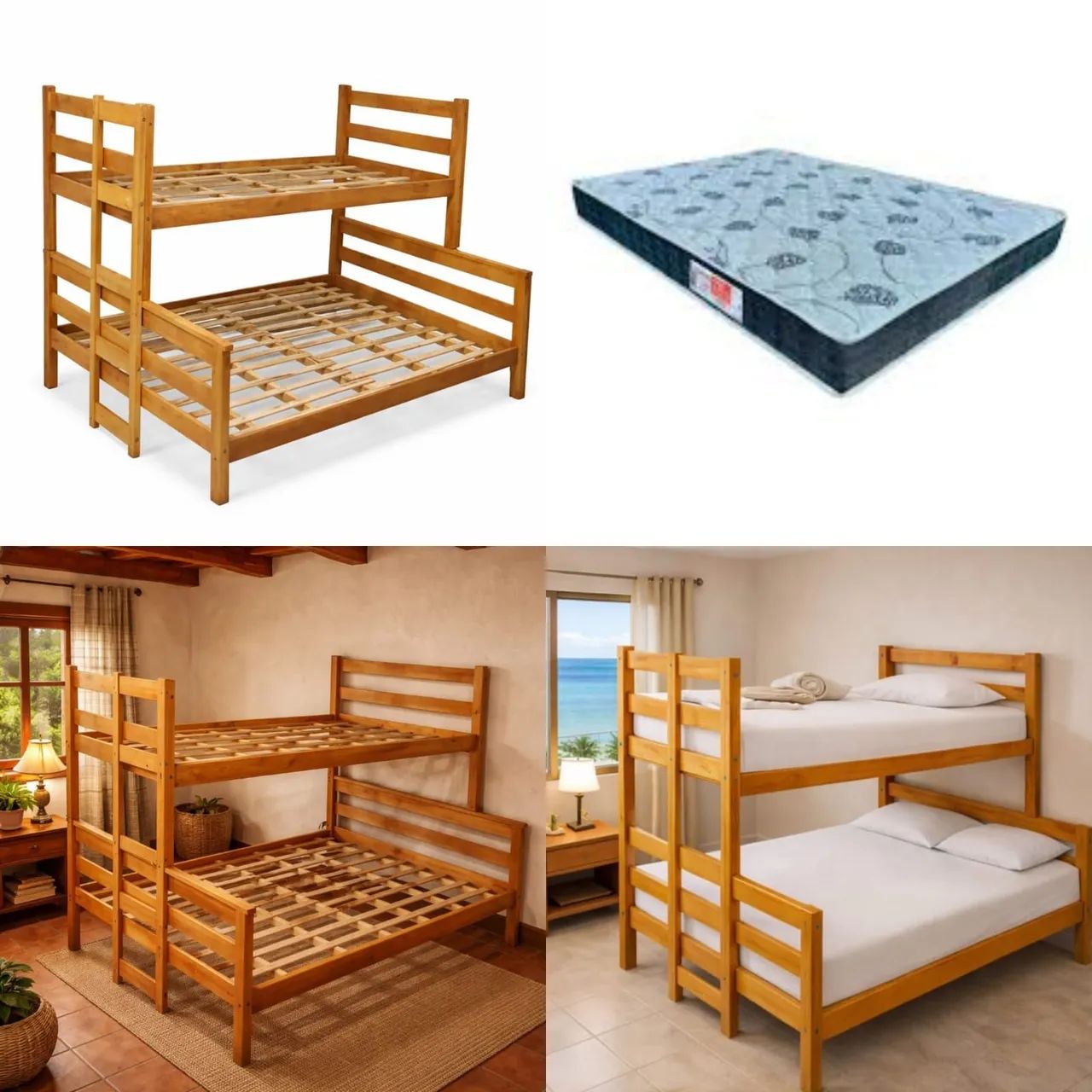 Beliches,treliches ,linhas retas, perfeitas para otimizar qualquer espaço  - Foto 2