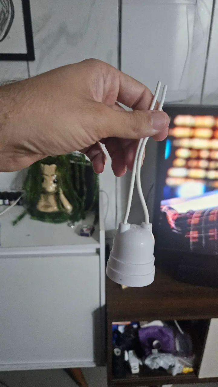 Bocal termoplastico pendente sem chave - Foto 2