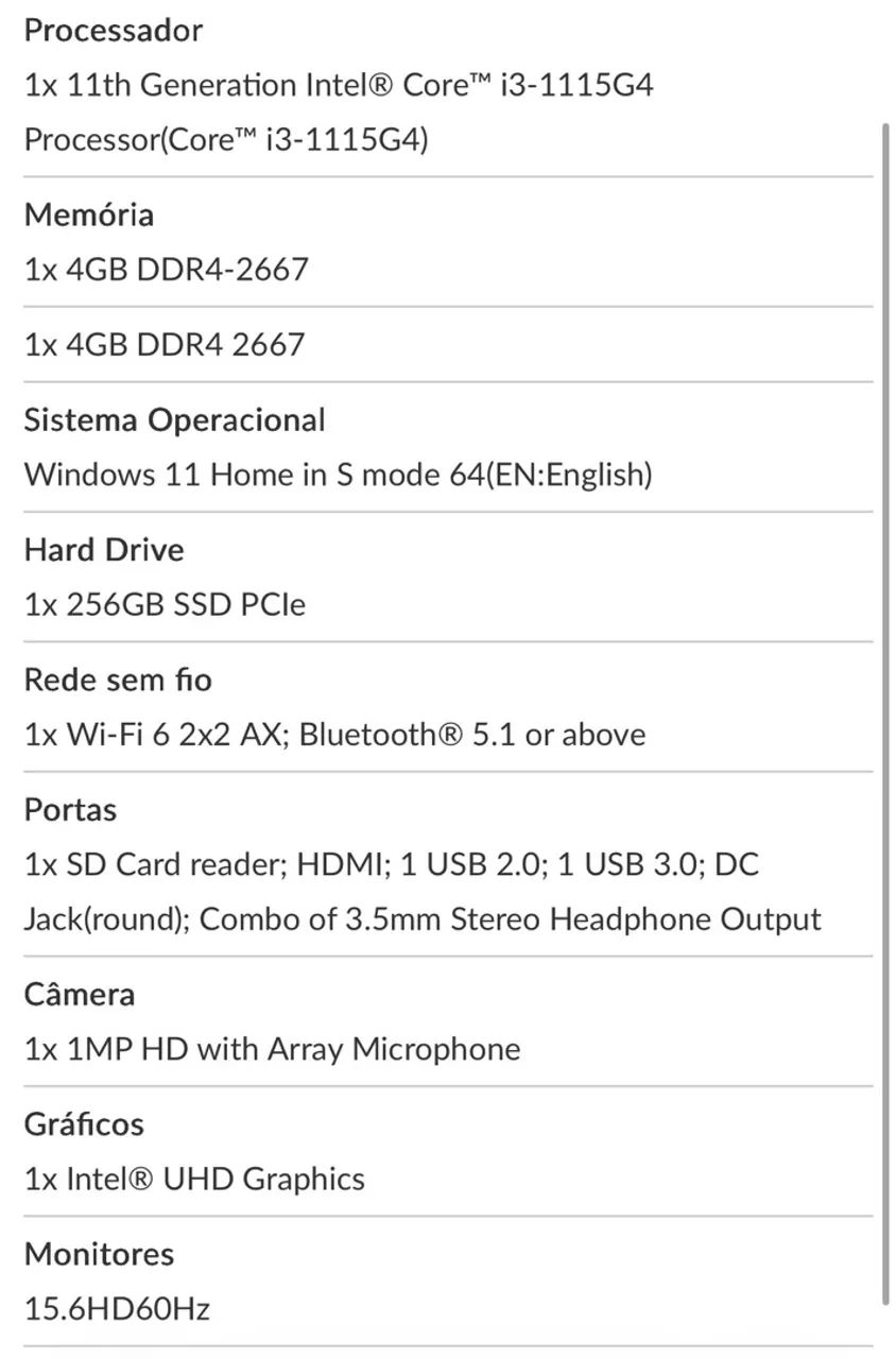 Notebook Lenovo Ideapad 3 - Foto 4