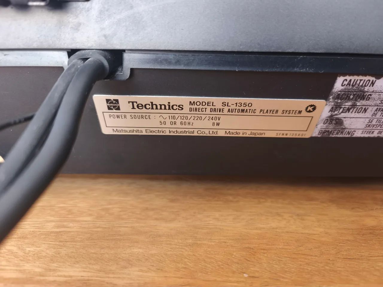 Toca discos Technics SL 1350 automática direct drive - Foto 5
