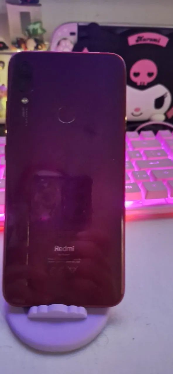 Celular Xiaomi Redmi Note 7 Rosa/Roxo - Foto 4