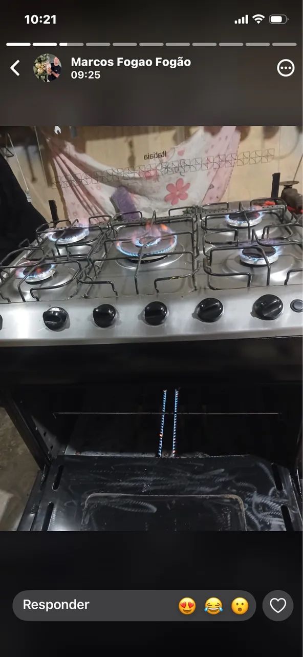 Fogão automático 650$ (ENTREGA GRÁTIS) 