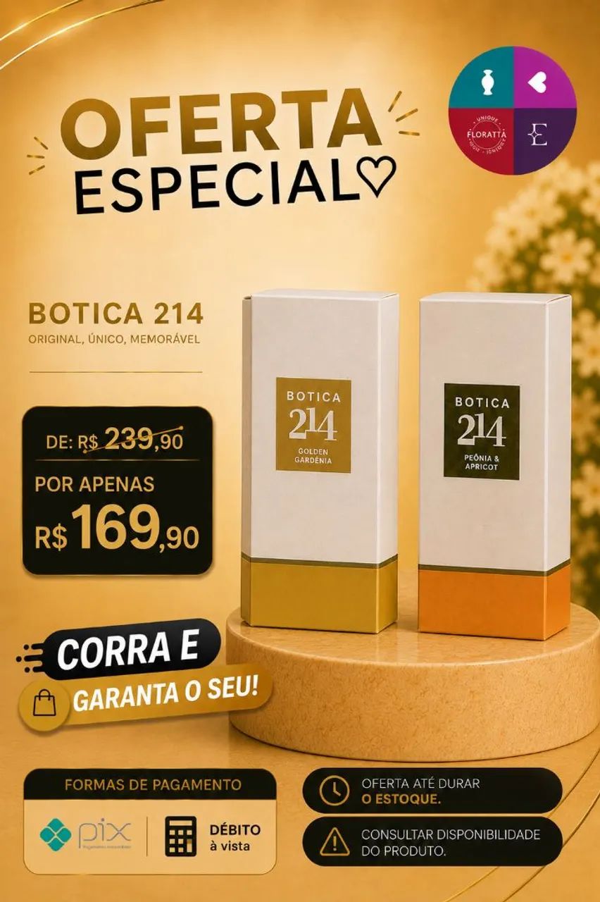 Oferta Especial Boticário 214