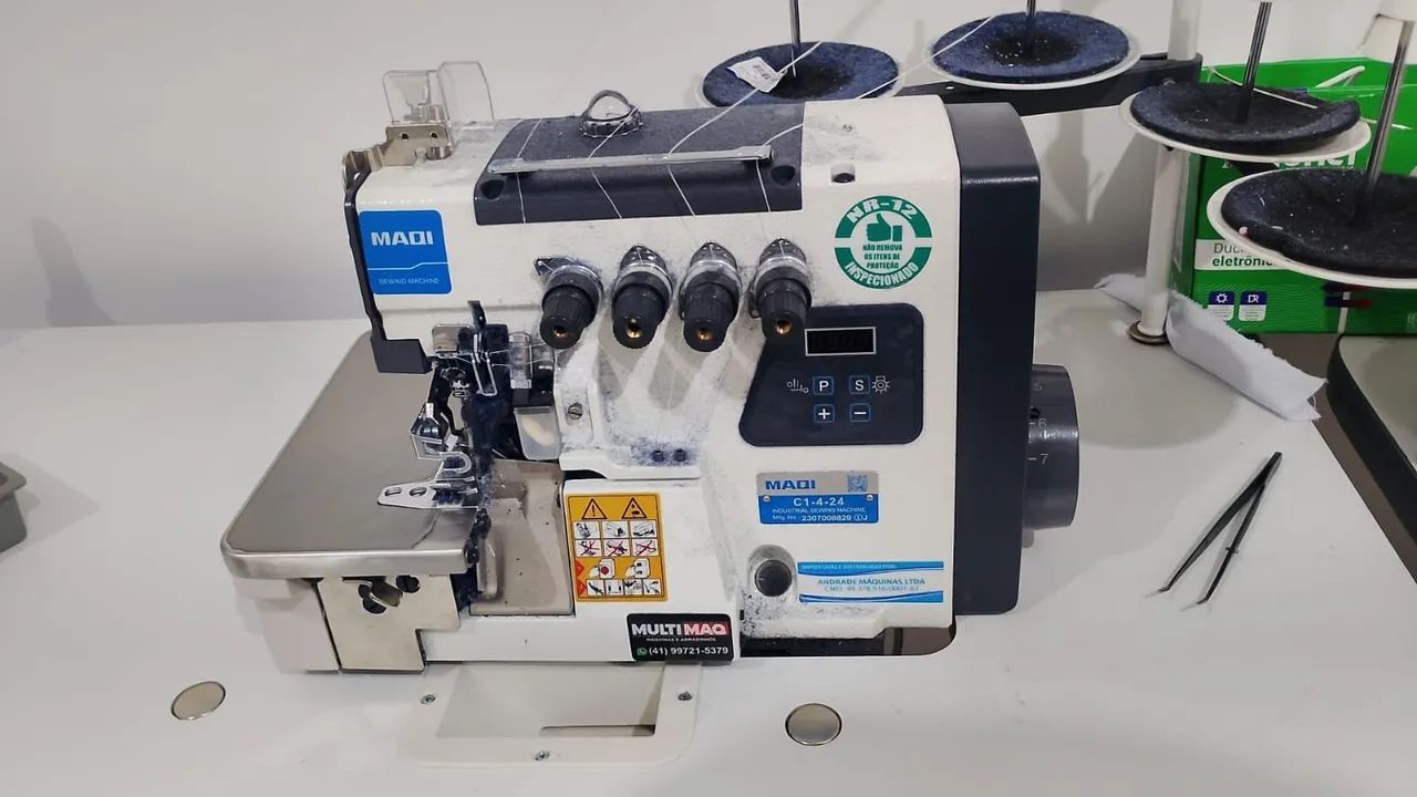 Overlock Ponto Cadeia Maqi 