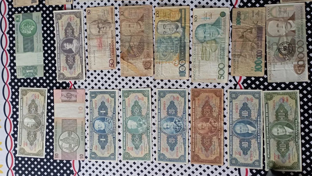 Notas de dinheiro antigas - Foto 4