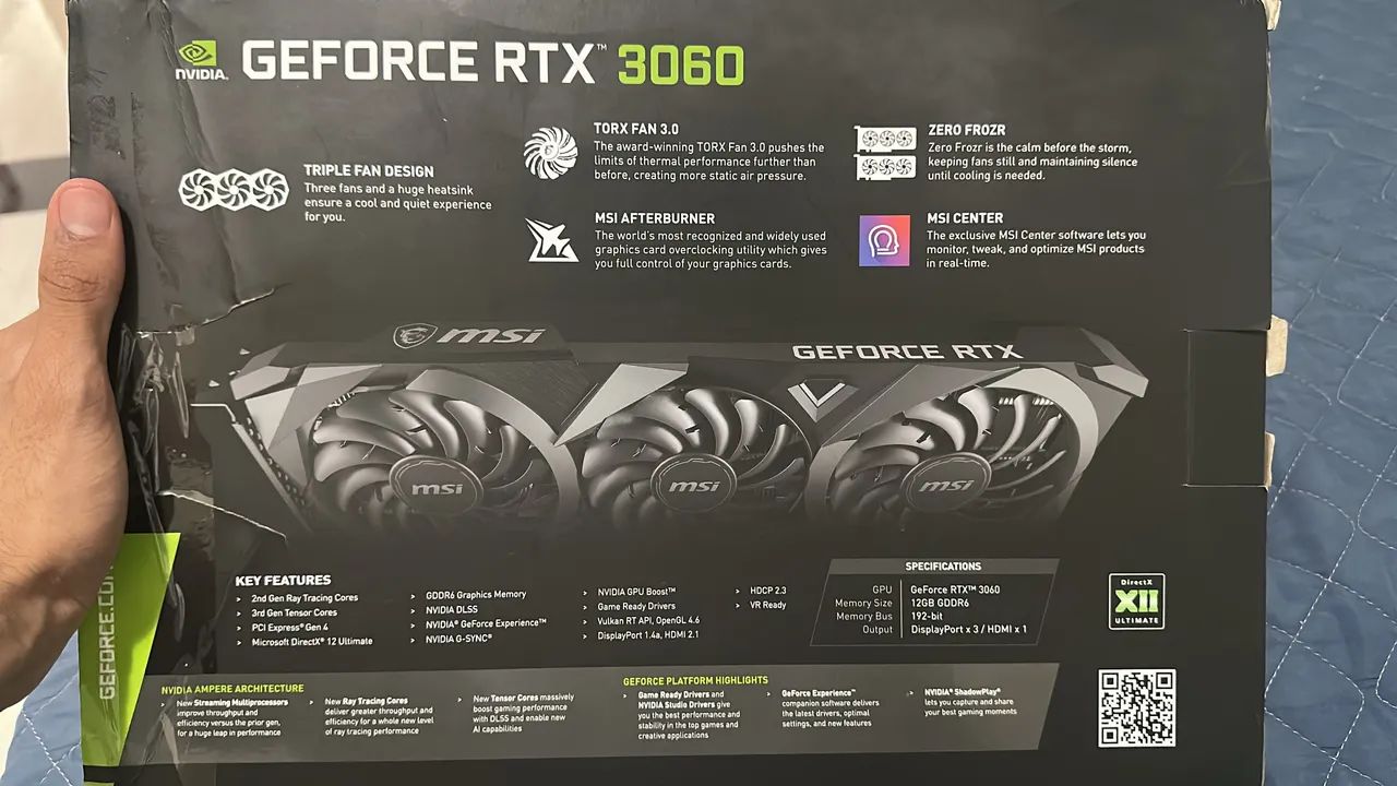 Nvidia RTX 3060 Ventus 3x 12GB  - Foto 4