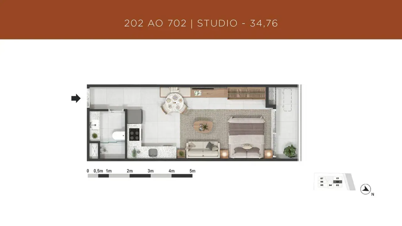 PLANTA 34m²