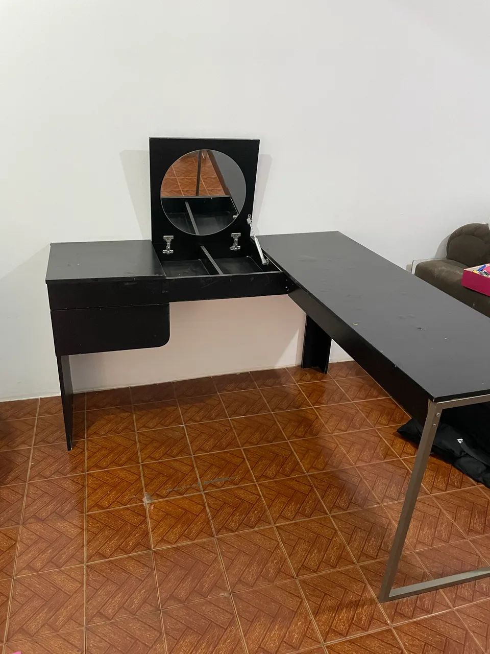 Escrivaninha Penteadeira em L - Foto 3