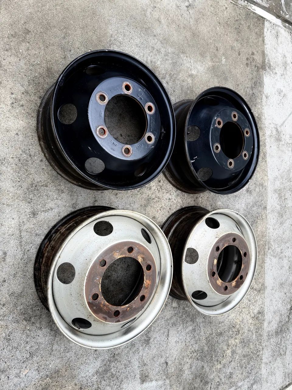 Aros de Caminhão 3/4 Ford Cargo Aro 17.5 - Jogo com 4 Unidades. - Foto 4