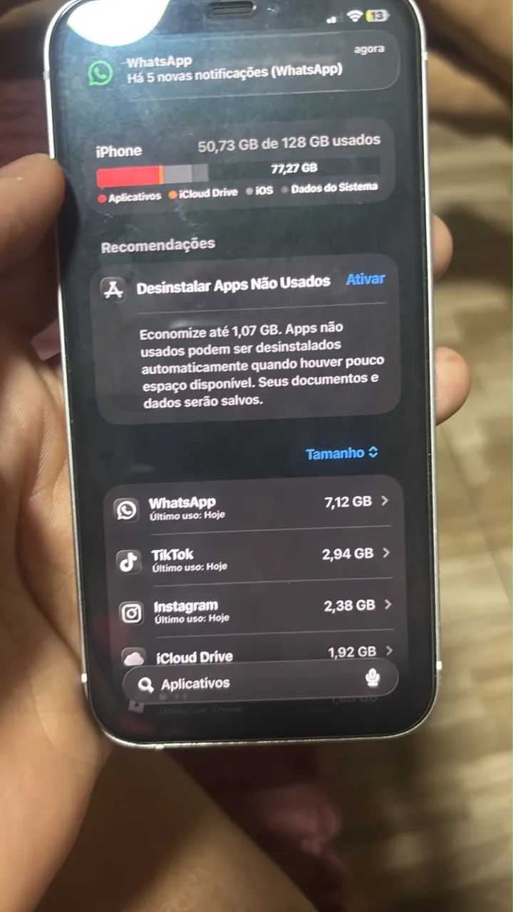 iPhone 12 versão 128gb