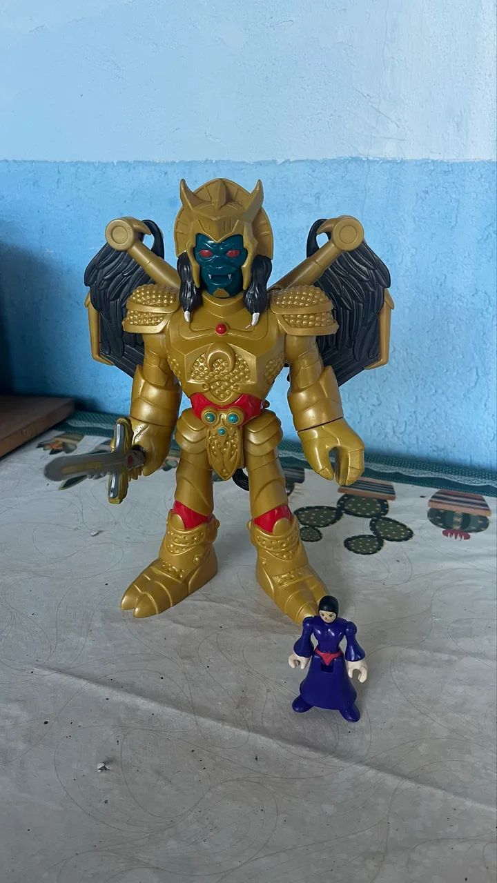 Boneco Grande Goldar - Imaginext 