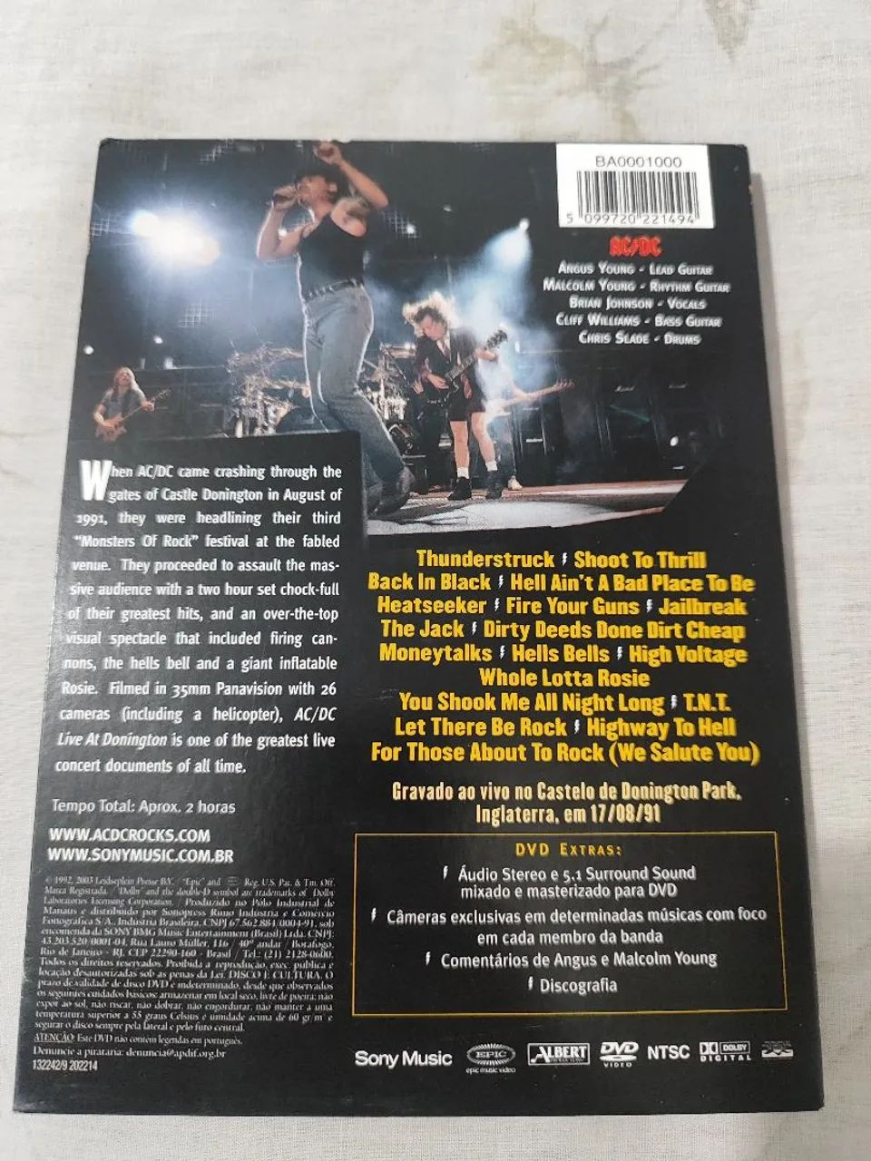 Dvd ACDC live at donington - Foto 2