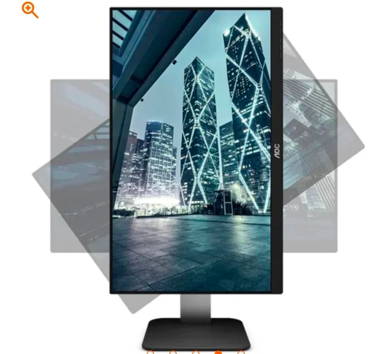 Monitor AOC FullHd 24 polegadas IPS NOVO - Foto 2