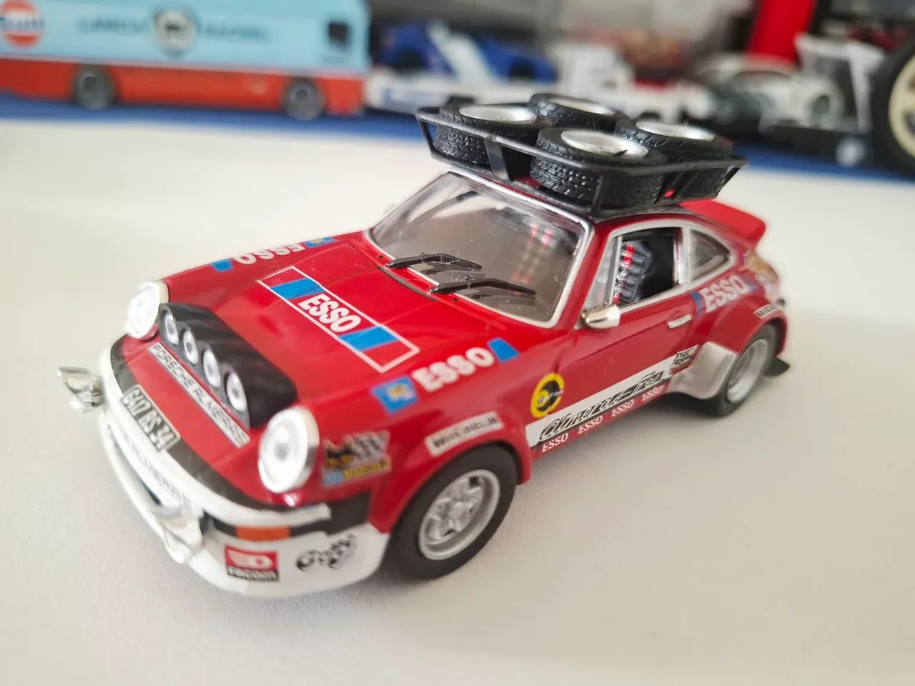Miniatura Porsche 911 Rally Monte Carlo!!! Espetacular!!!