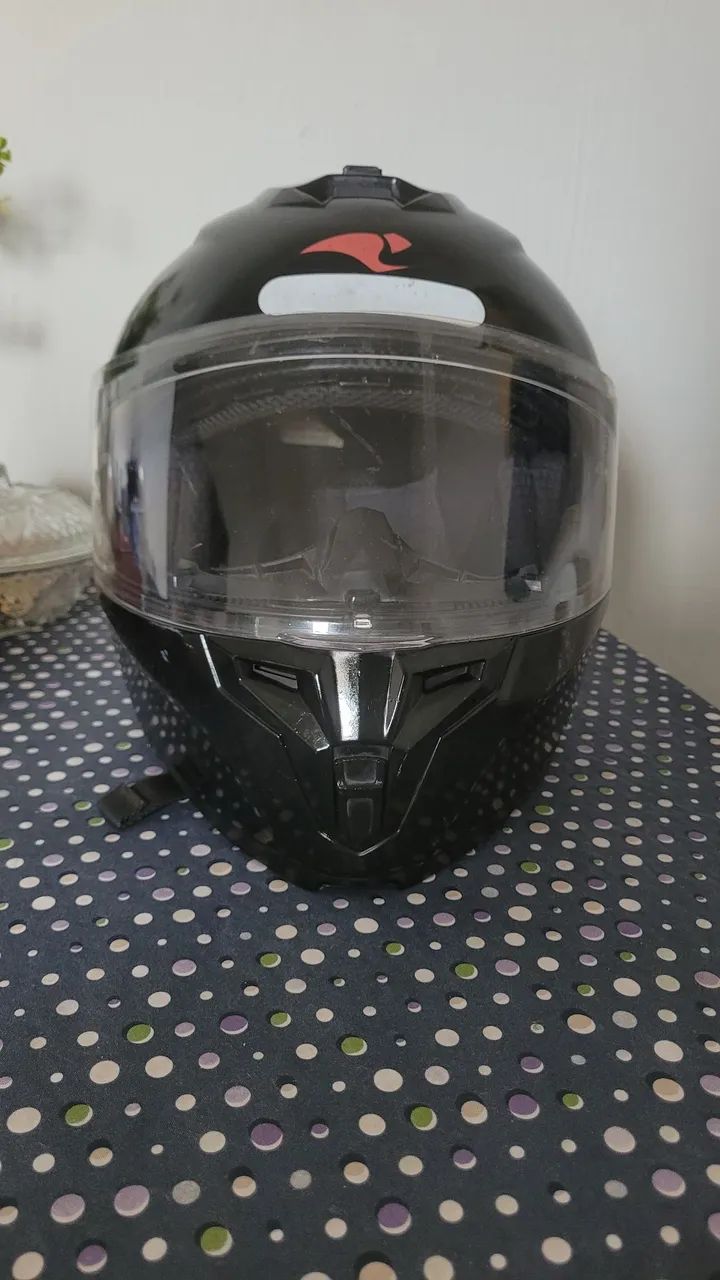 VENDO CAPACETE RACE TECH PRETO - Foto 5