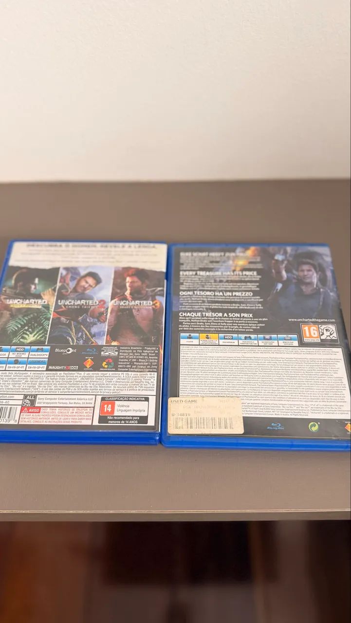 Combo Uncharted 1 ao 4 - PS4/PS5 - Foto 5