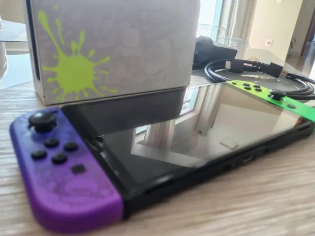 Nintendo Switch OLED Splatoon 3 - Foto 4