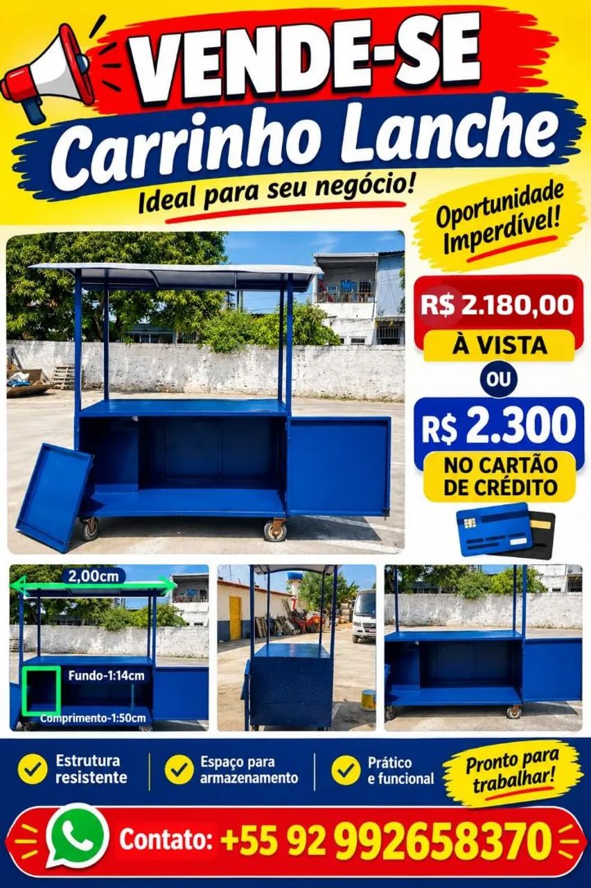 Carrinho lanche 