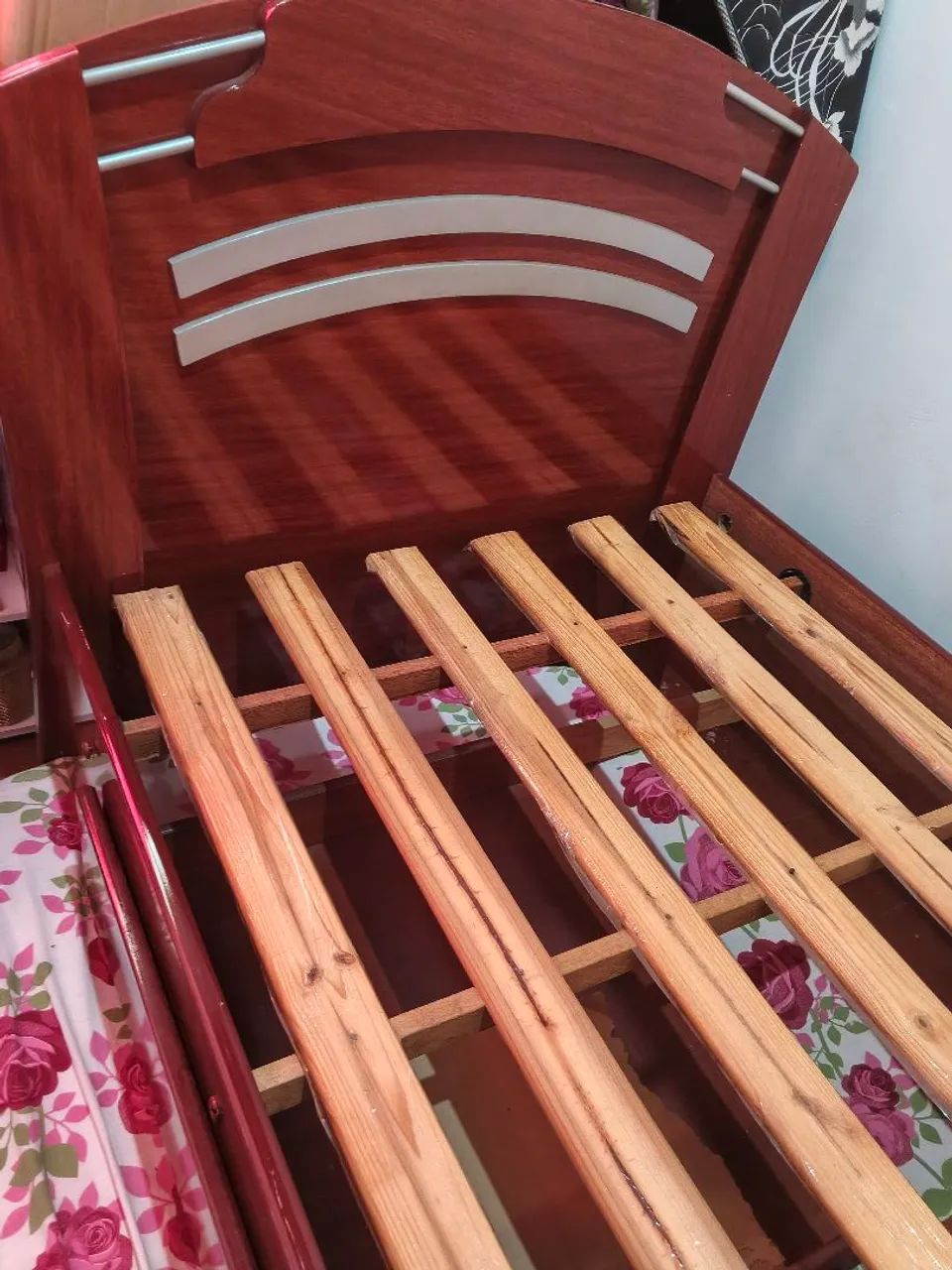 Cama solteiro com auxiliar  - Foto 3