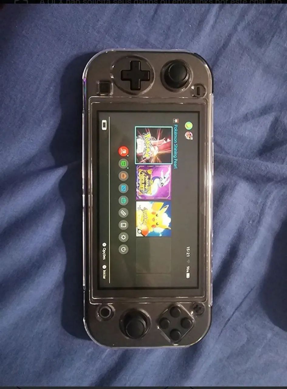 Nintendo Switch Lite! Bloqueado! Versão Pokémon Dialga e Palkia! - Foto 2