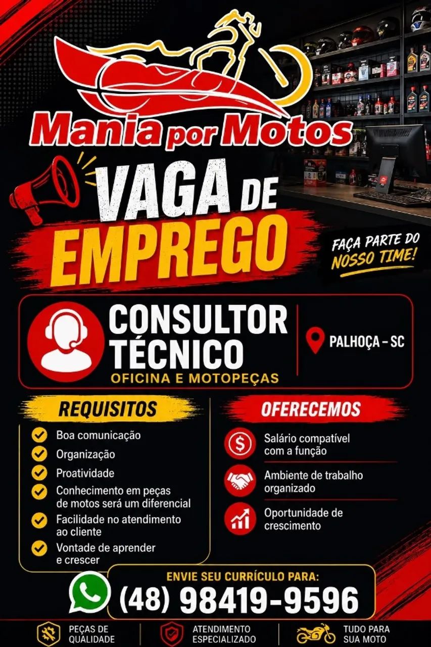 CONSULTOR TÉCNICO OFICINA MOTOS