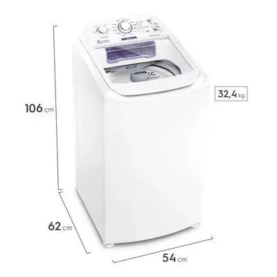Máquina de Lavar Electrolux 8,5kg Jet&Clean (LAC09) - Muito Nova! - Foto 3
