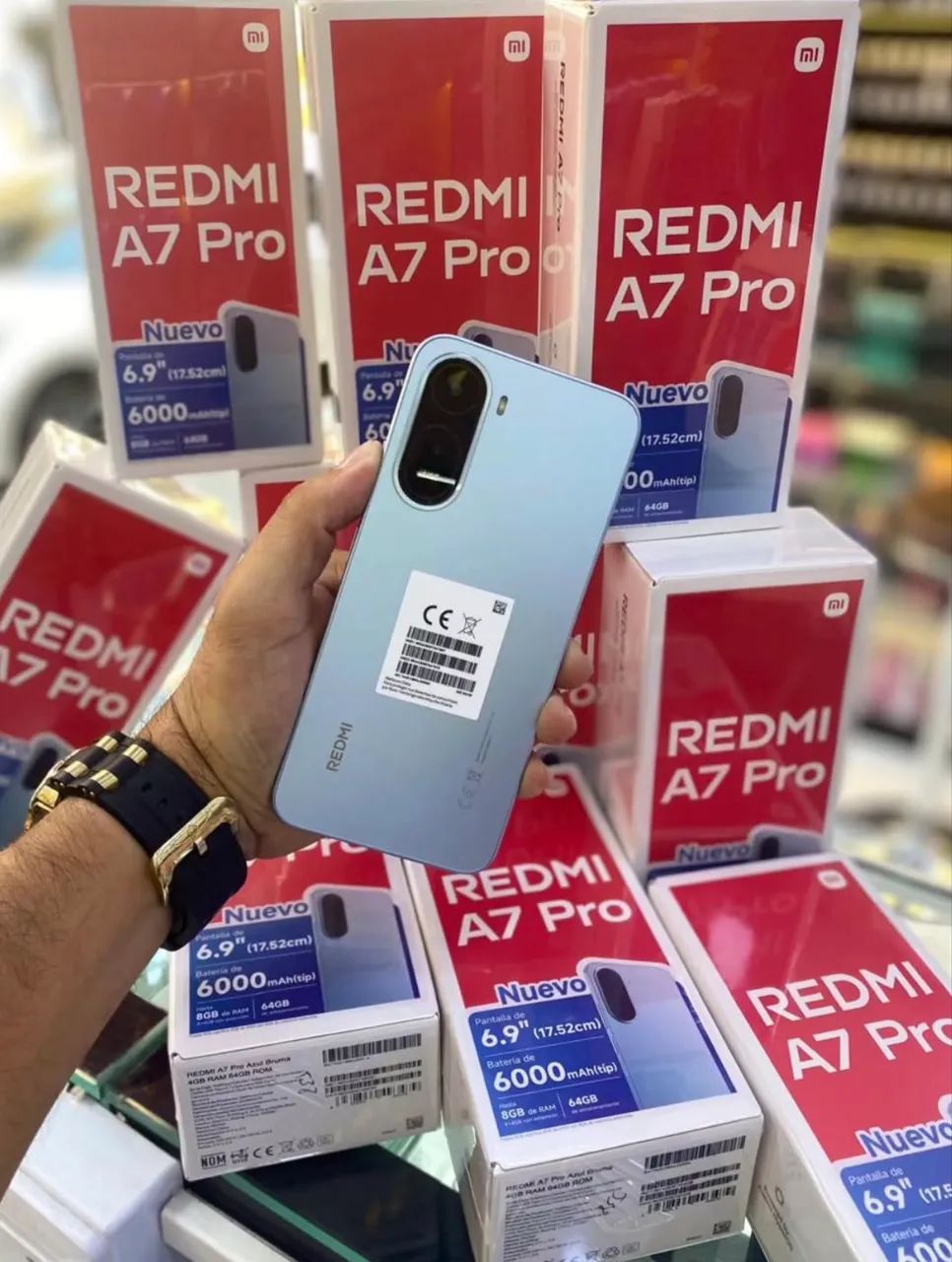 Redmi A7 pro 128gb blacrado 1 ano garantia 