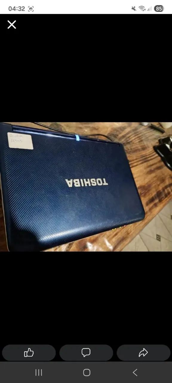 Notebook toshiba só funciona no carregador - Foto 4