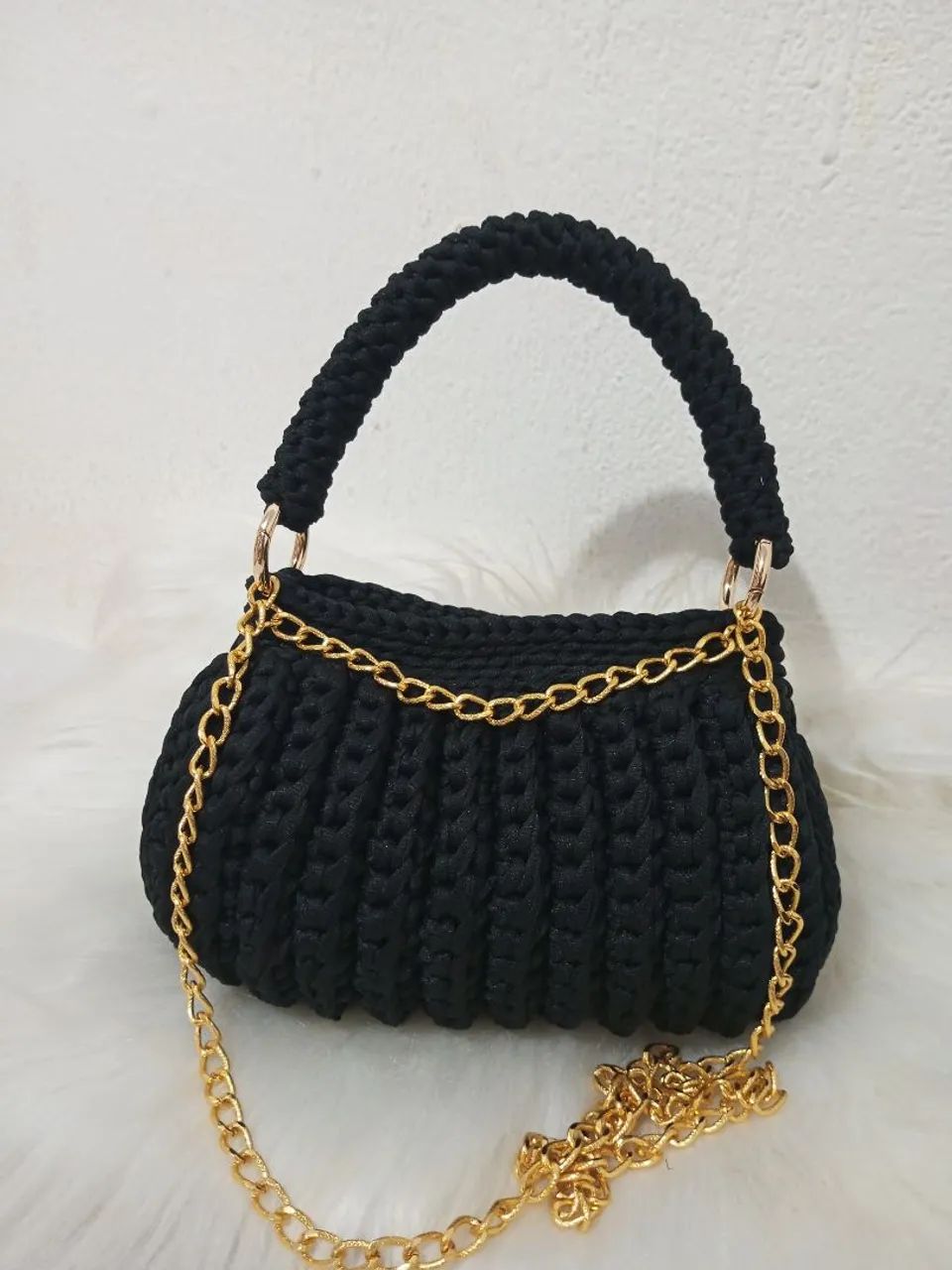 Mini bag em crochê  - Foto 2