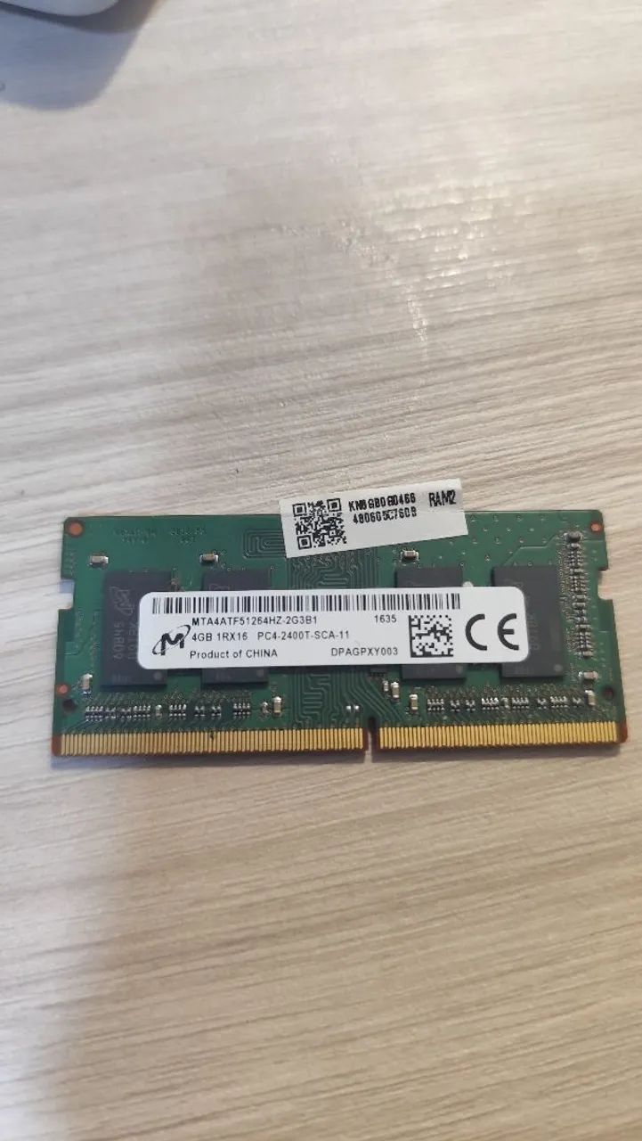 Memória RAM Micron 4GB DDR4 