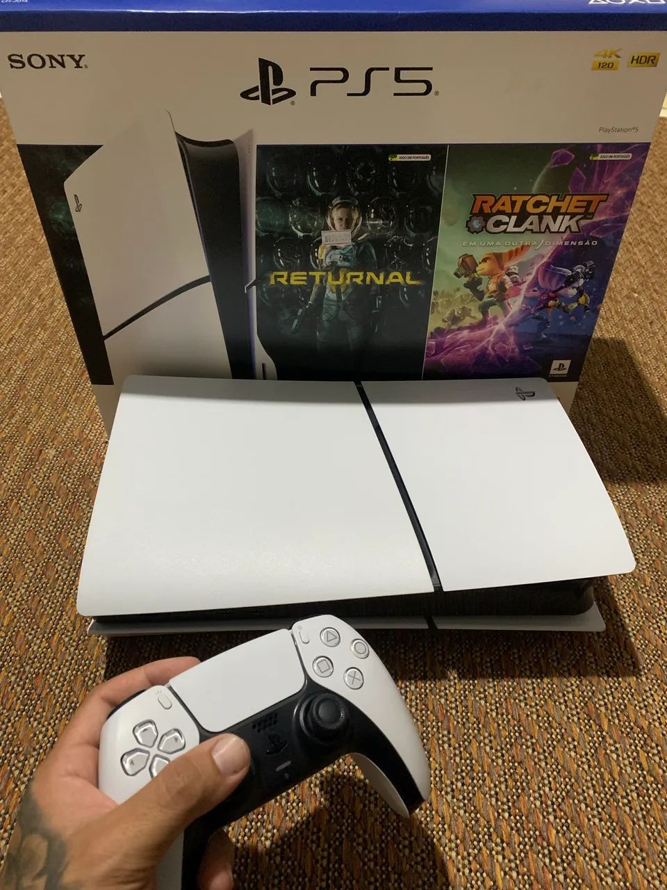PS5-Slim Leitor de dia, 1terabyte - Foto 3