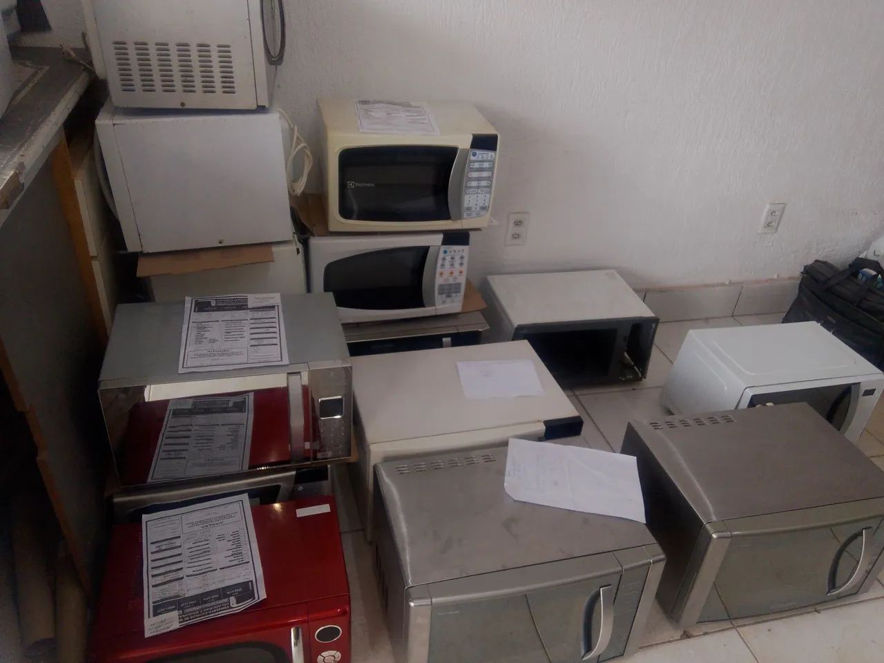 Compra de microondas com defeitos 