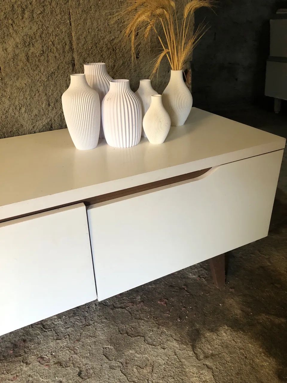 Rack branco 1,80mt para sala jantar - Foto 4