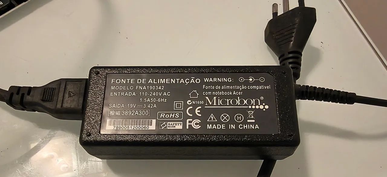 FONTE PARA NOTEBOOK ACER 