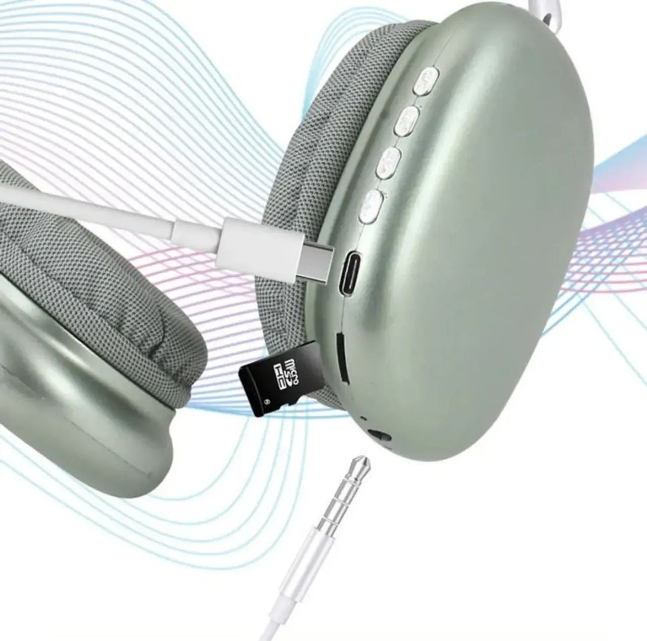 Fone headset bluetooth P9 - Foto 4