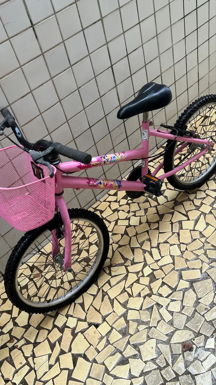 Bicicleta das princesas aro 20 para crianças  - Foto 4