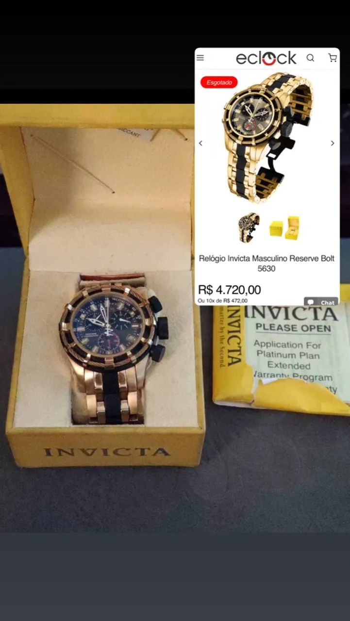 Relógio invicta Bolt 5630