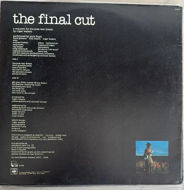 Lp Disco de Vinil Pink Floyd The Final Cut - Foto 2