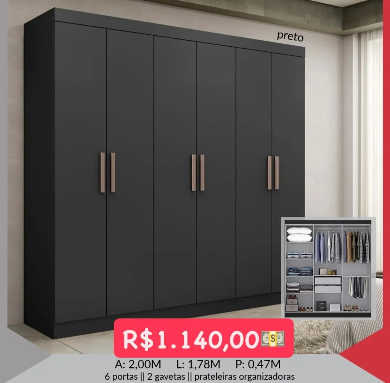 Guarda Roupa J1832