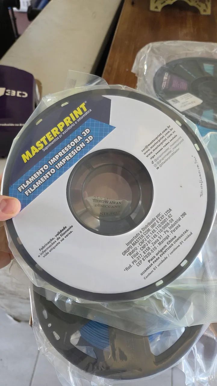 LOTE DE 3,5 KG DE FILAMENTO PLA PARA IMPRESSÃO 3D - Foto 5